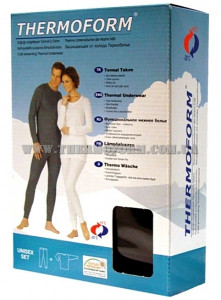 Комплект термобелья женского Thermoform 1-001g черный